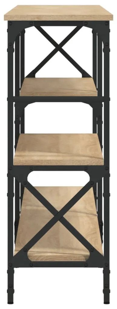 Mesa consola 180x29x76,5 cm derivados madeira carvalho sonoma