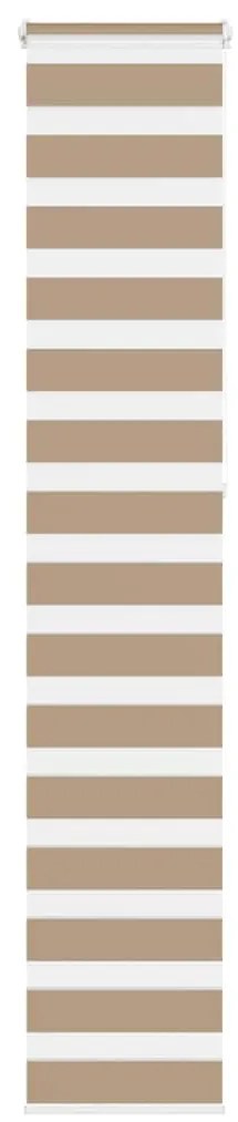 vidaXL Cortina de zebra 50x230 cm largura do tecido 45,9 cm poliéster