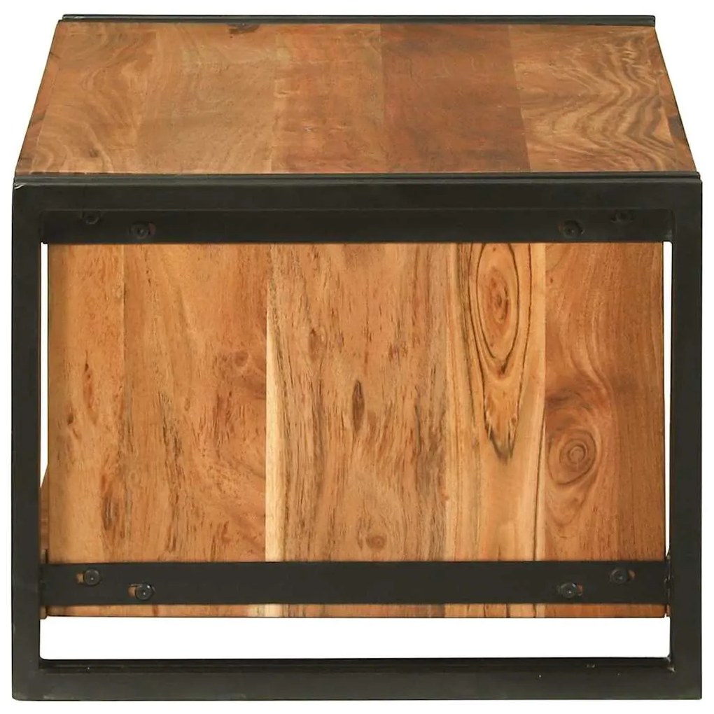 Mesa de Café 90x50x38 cm Madeira Maciça de Acácia