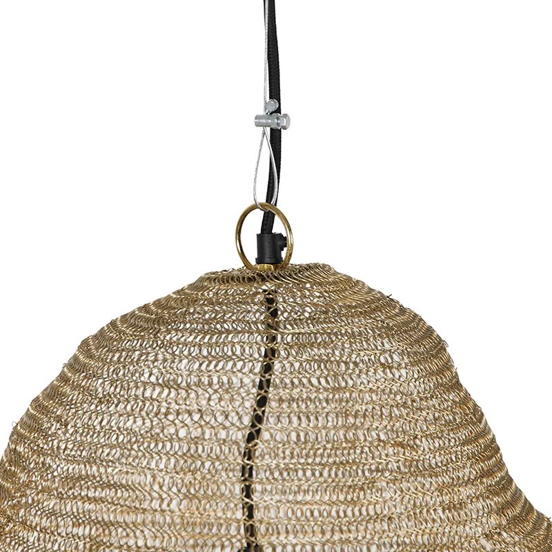 Candeeiro de suspensão oriental dourado - Nidum Oriental