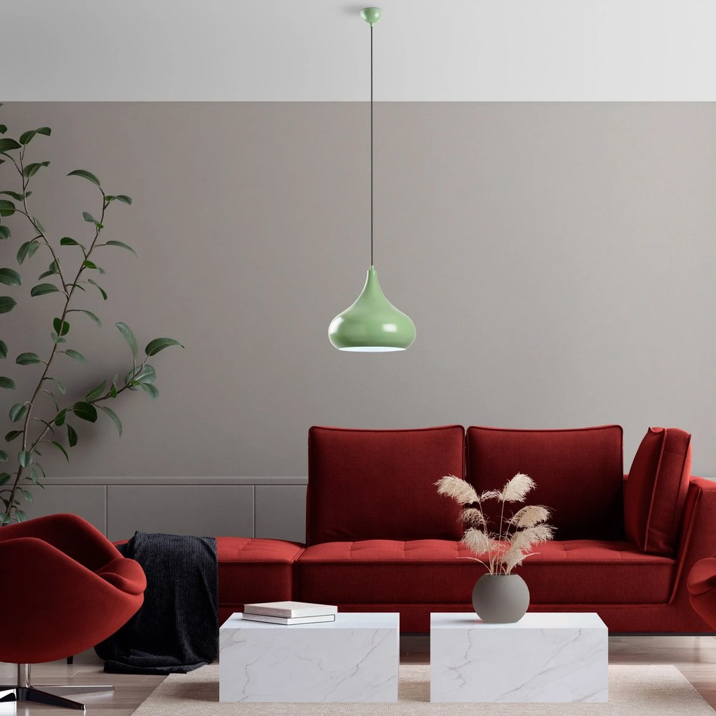 Candeeiro Chandelier Saglam – Mint – Ø30 h:28 cm
