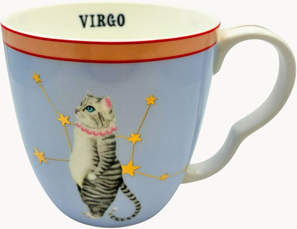 Caneca em porcelana fine bone china Virgo