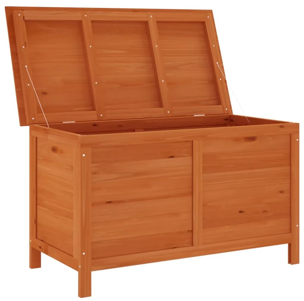 Caixa de arrumação para jardim 99x49,5x58,5 cm abeto maciço