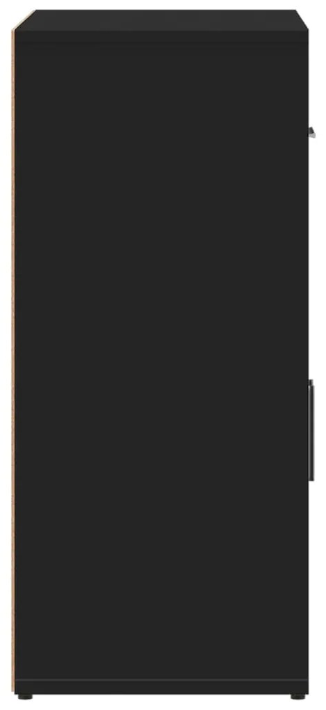 Aparador 60x31x70 cm derivados de madeira preto