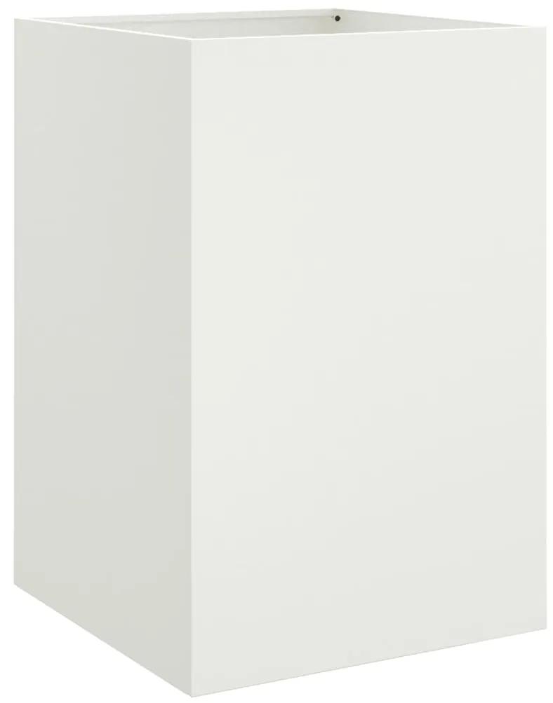 Vaso/floreira 52x48x75 cm aço laminado a frio branco