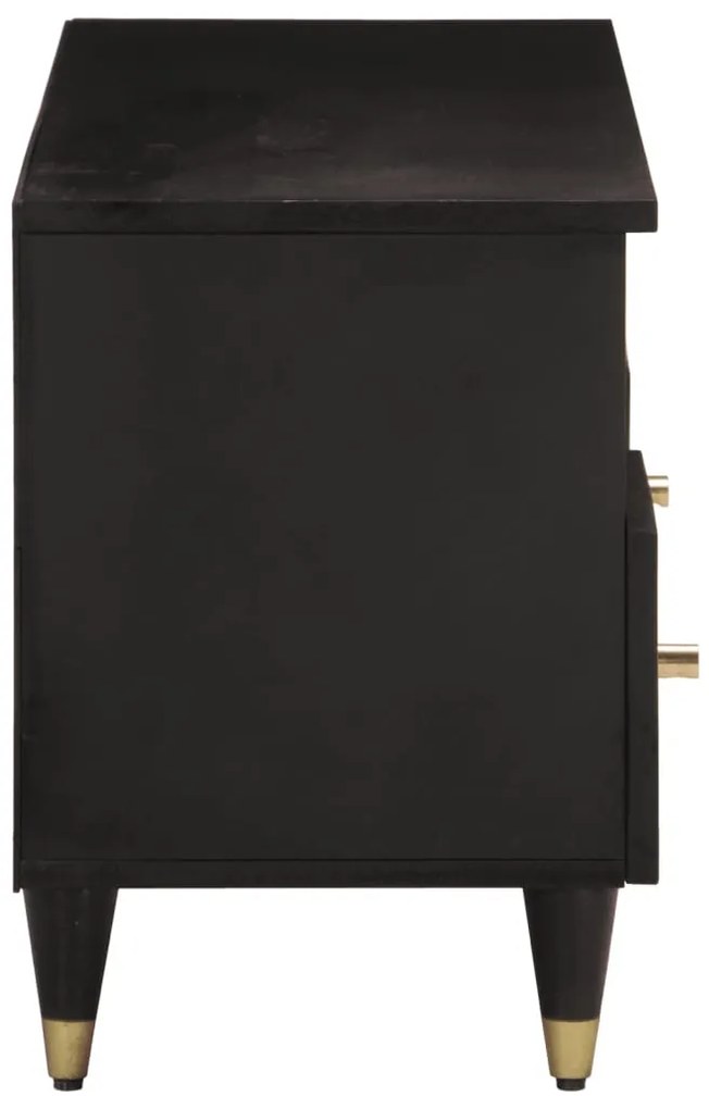 Móvel de TV 100x33x46 cm madeira de mangueira maciça