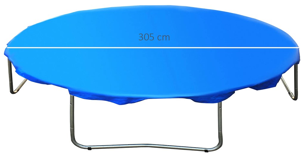 Capa de proteção impermeável para cama elástica Ø305cm Trampolin azul
