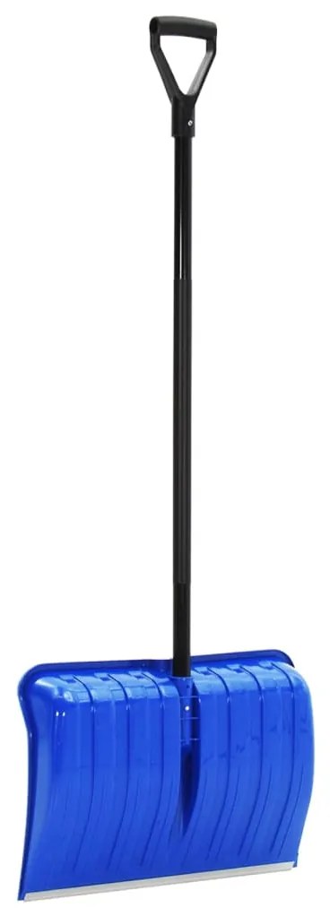 Pá de neve 147 cm metal azul