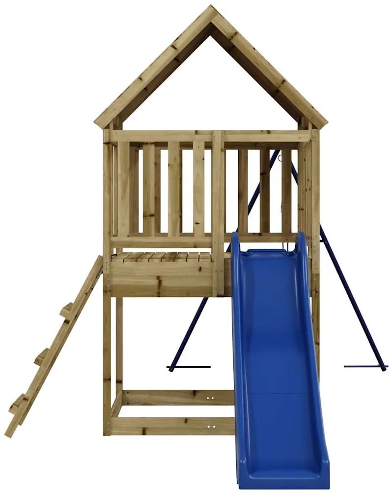 Conjunto de brincar para exterior madeira de pinho impregnada