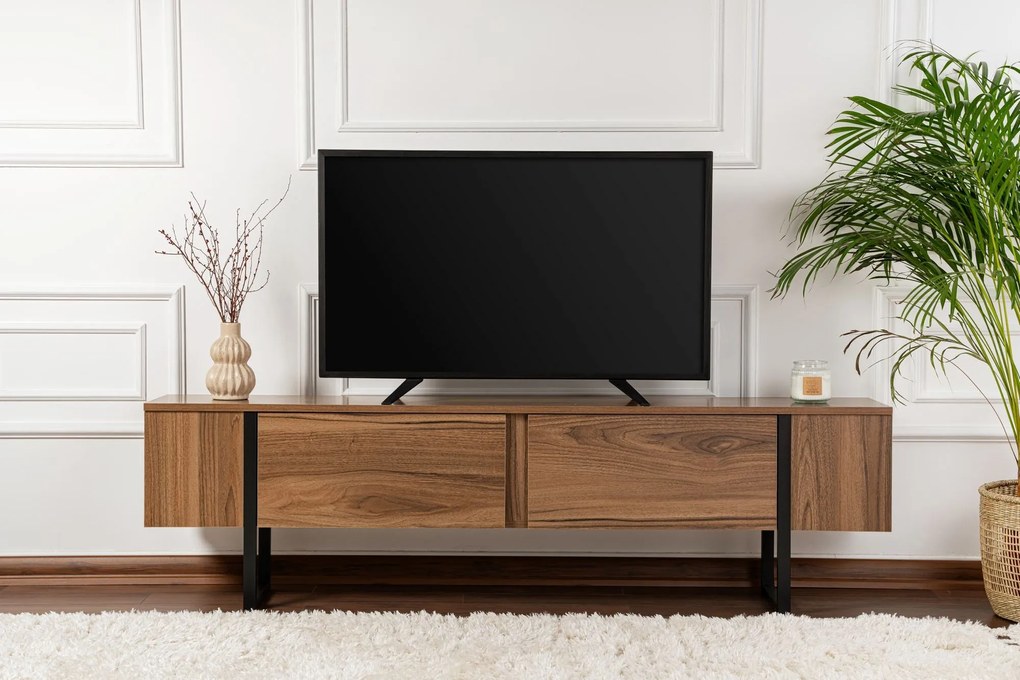 Móvel TV Serenity – Walnut Black – 180x50x29,5 cm