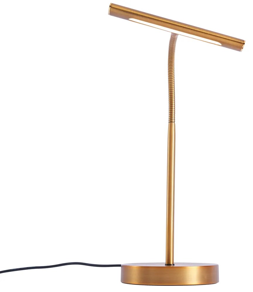 Candeeiro de mesa Art Déco bronze com LED incluído - Tableau Design,Industrial,Moderno