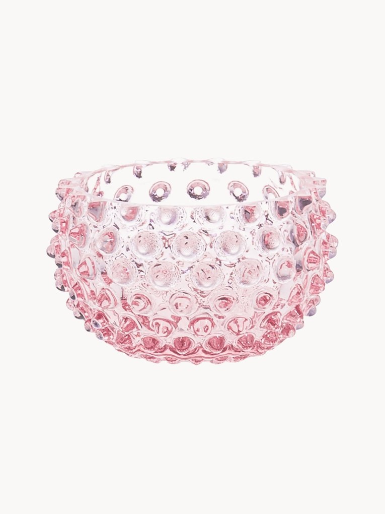 Mouth-blown snack bowls Hobnail, 4-Piece