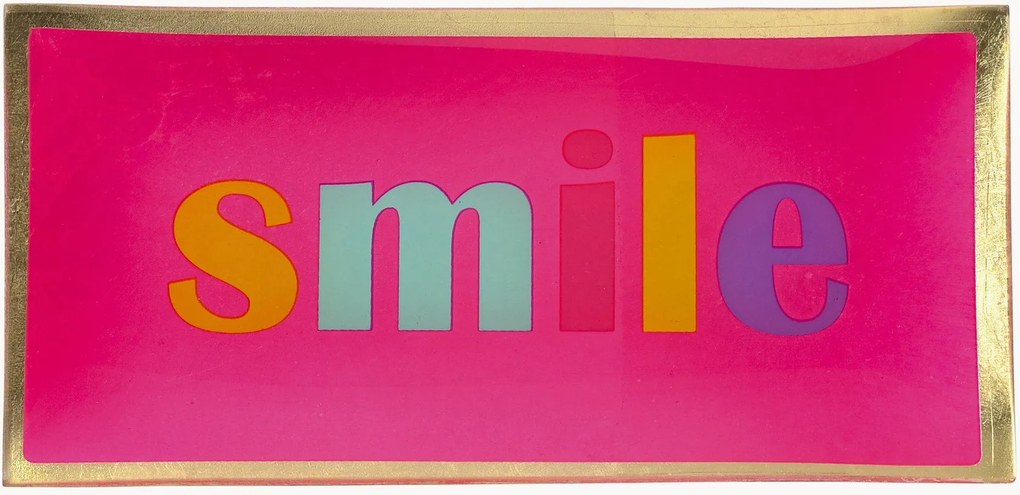 Travessa em vidro Smile