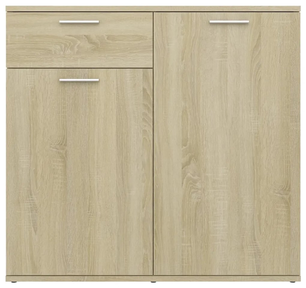 Aparador 80x36x75 cm derivados de madeira carvalho sonoma