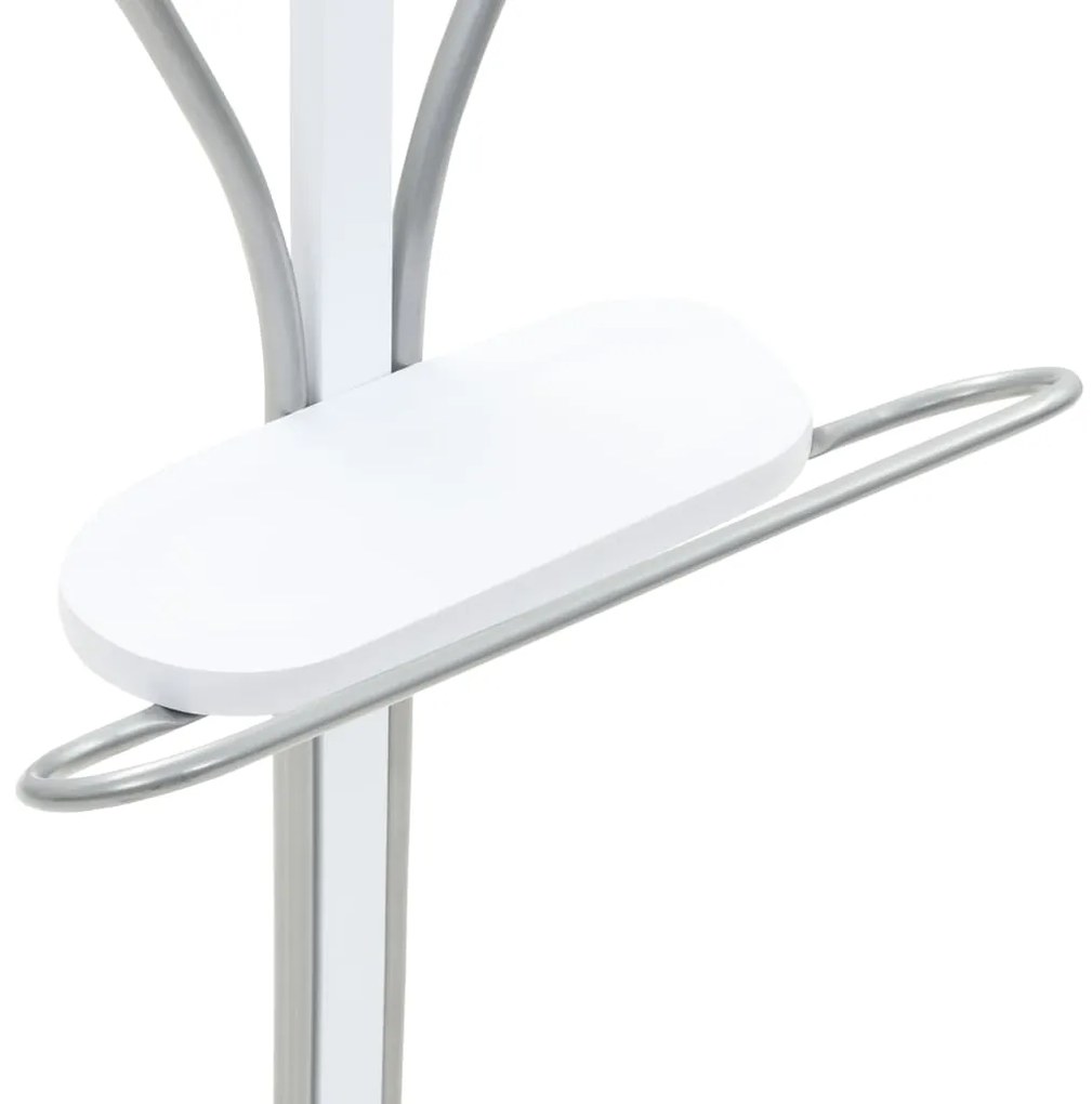 Cabide de pé 45x35x107 cm branco