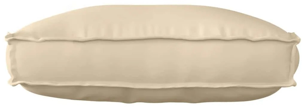 Cojin de Pallet para Encosto Bege 70x40x12 cm Tecido Oxford