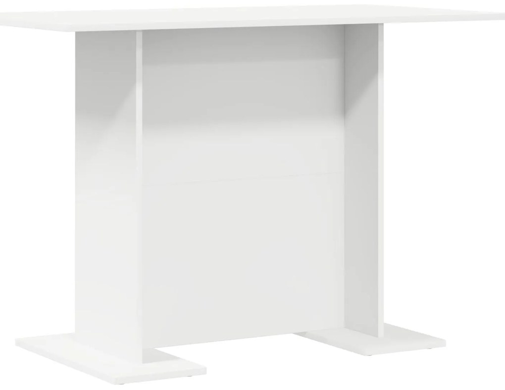 Mesa de Jantar vidaXL Branca 110x60x75 cm Madeira Engenharia