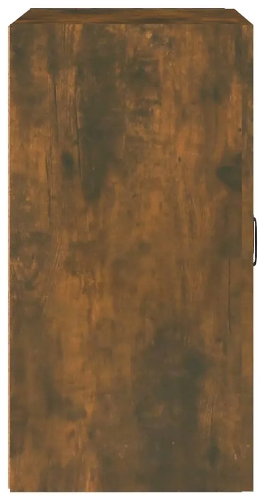 Armário parede 60x31x60 cm madeira processada carvalho fumado