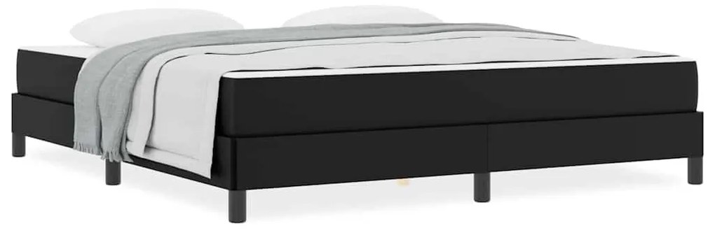 Cama Outros Preto 180 x 200 cm Couro sintético