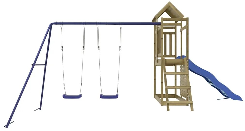Conjunto de brincar para exterior madeira de pinho impregnada