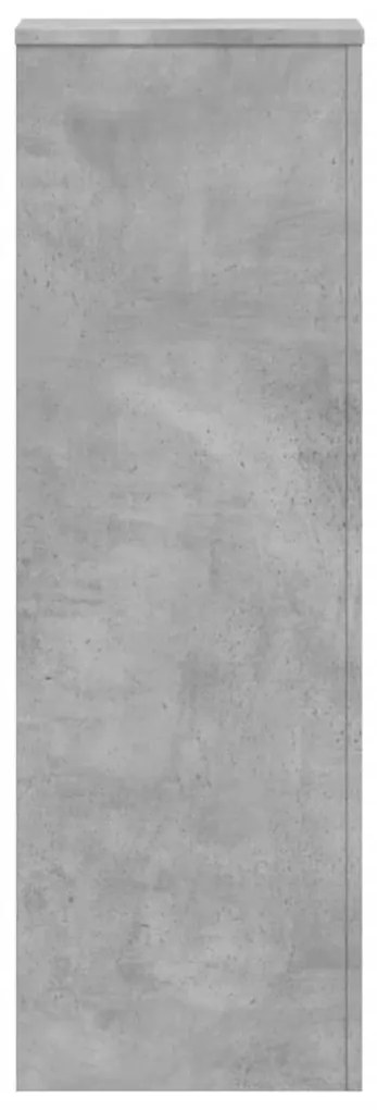 Suporte p/ plantas 33x33x100 cm derivados madeira cinza cimento
