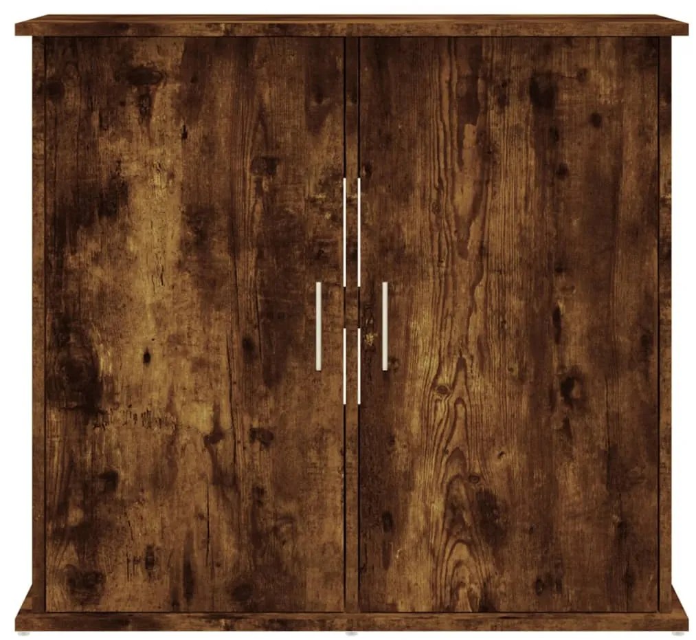 Suporte de aquário 81x36x73 cm deriv. madeira carvalho fumado