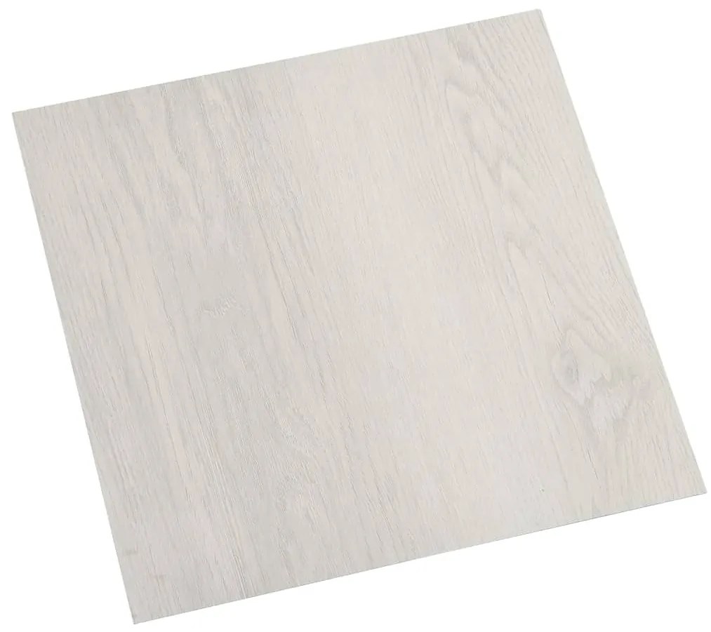 Tábuas de soalho autoadesivas 20 pcs 1,86 m² PVC bege