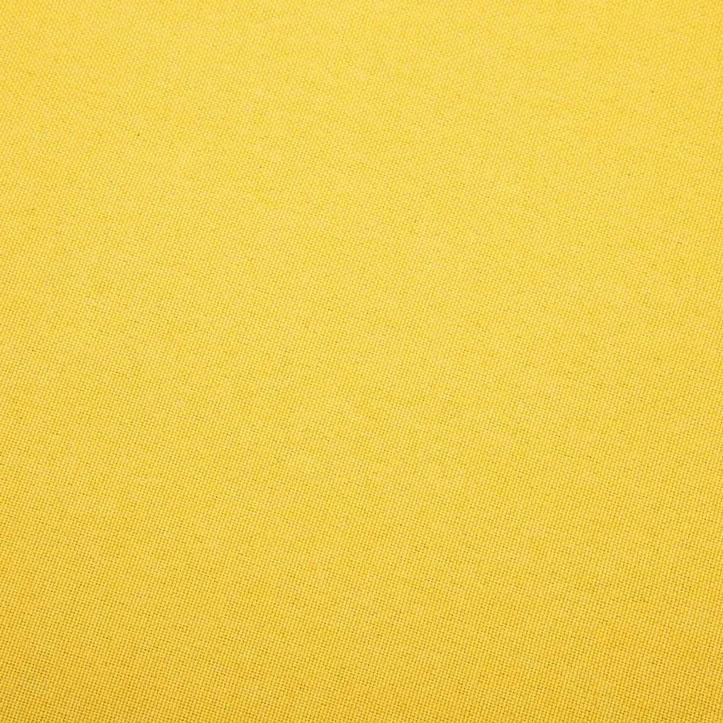 Poltrona Life - Em Tecido e Madeira de Seringueira - Cor Amarelo - 73x