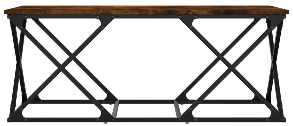 Mesa de centro 100x49x40 cm derivados madeira carvalho fumado