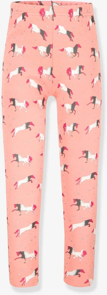 Leggings térmicos Happy Girls cavalos para menina rosado