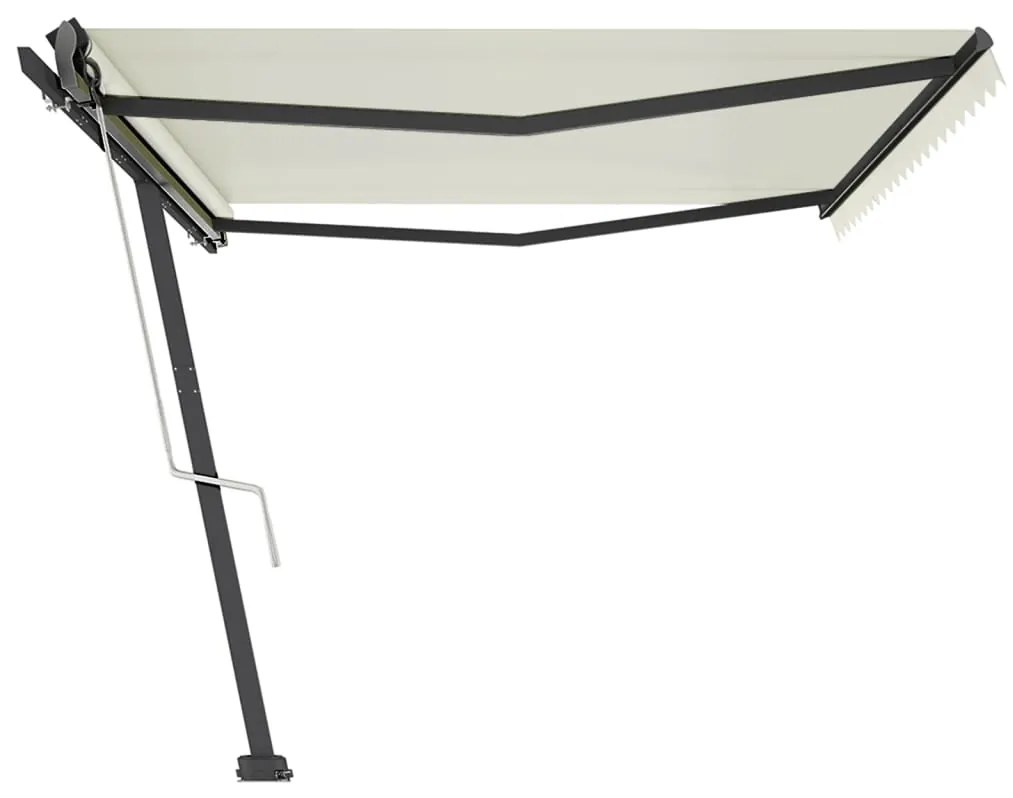 Toldo automático independente 500x350 cm cor creme