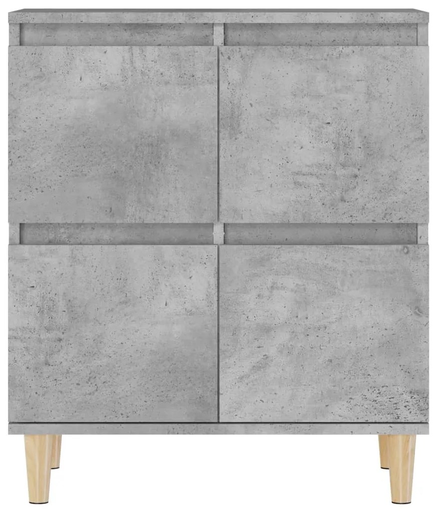 Aparador 60x35x70 cm derivados de madeira cinzento cimento