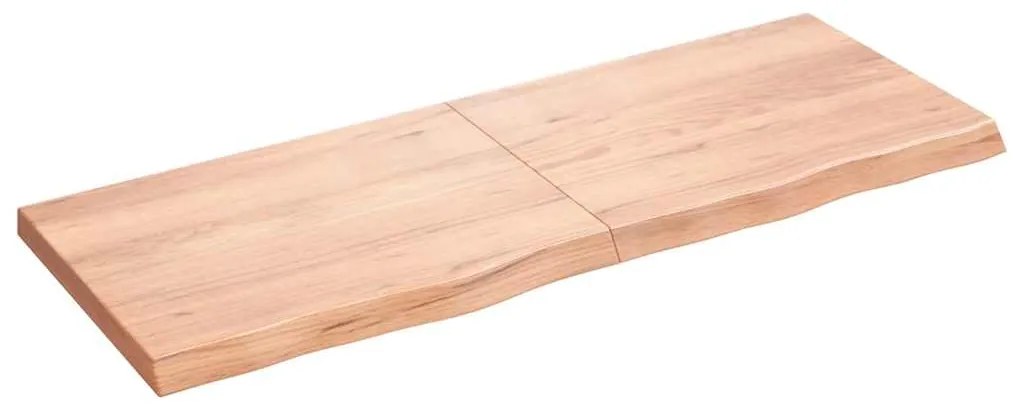 Prateleira de parede 160x60x(2-6) cm carvalho tratado castanho