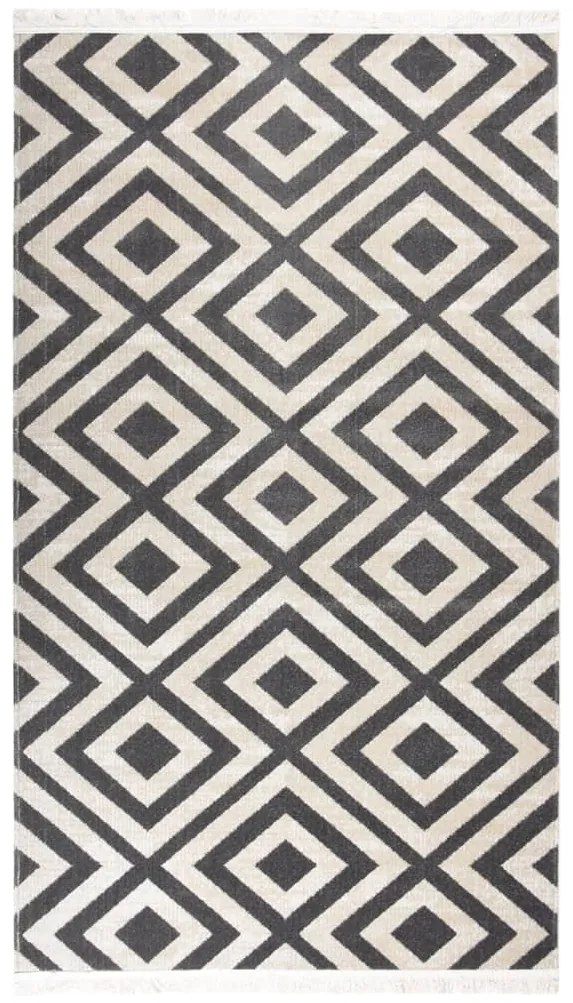 vidaXL Tapete de exterior tecelagem lisa 115x170cm preto e bege claros