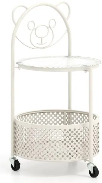 Cabideiro autônomo com rodas Kid Home com 3 alturas ajustáveis ​​- Rosa