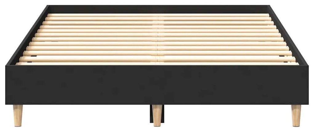 Estrutura de cama sem colchão 120x190 cm preto
