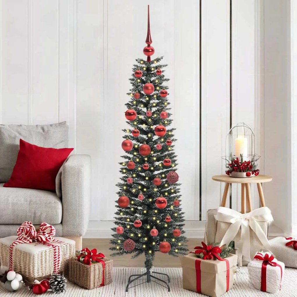 vidaXL Árvore de Natal Artificial Verde 150 cm PVC, Plástico e Aço