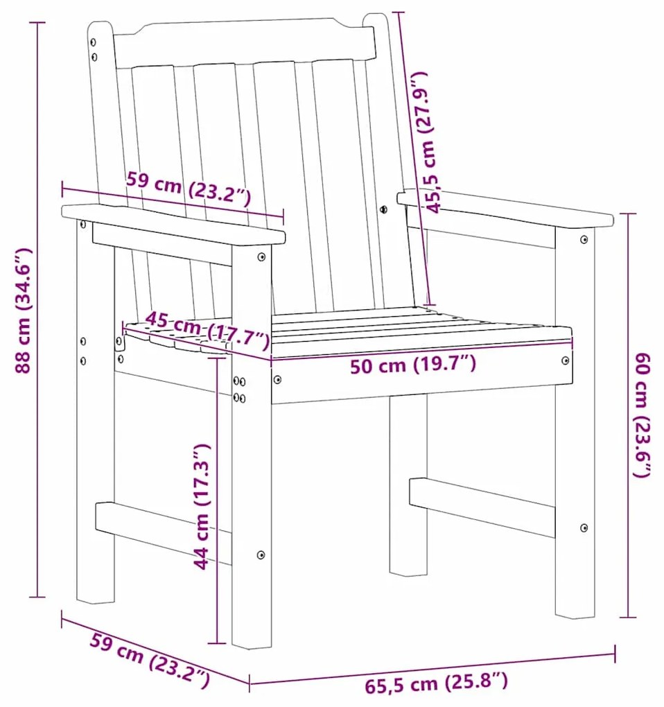 Cadeiras de Jantar vidaXL 6 pcs Cinza Claro 65.5x55.5x88 cm HDPE