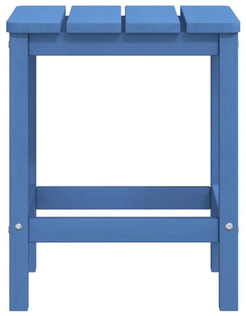 Mesa de jardim Adirondack 38x38x46 cm PEAD ciano