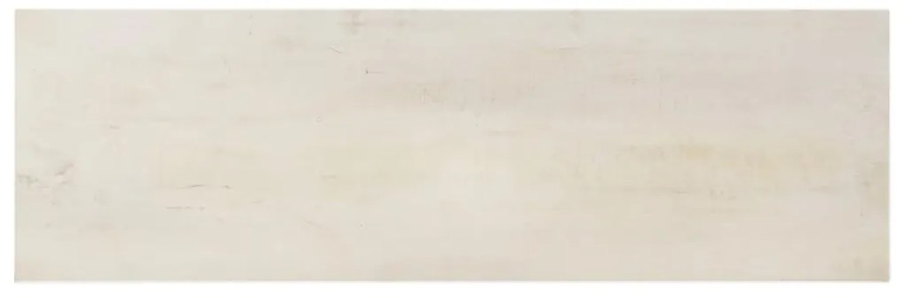 Mesa consola 115x35x77 cm madeira de mangueira áspera branco