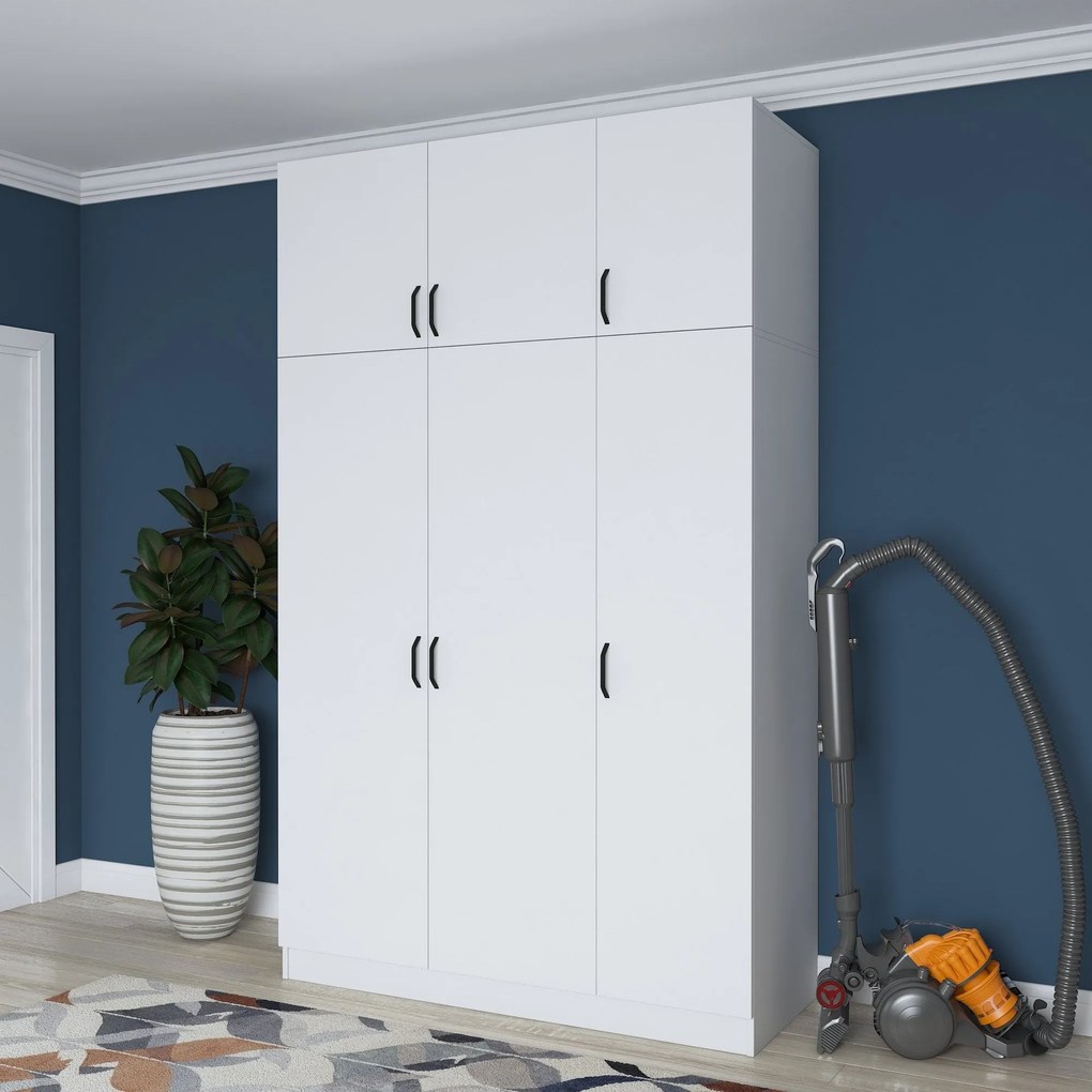 Roupeiro BA104 – Branco – 145x239x55 cm