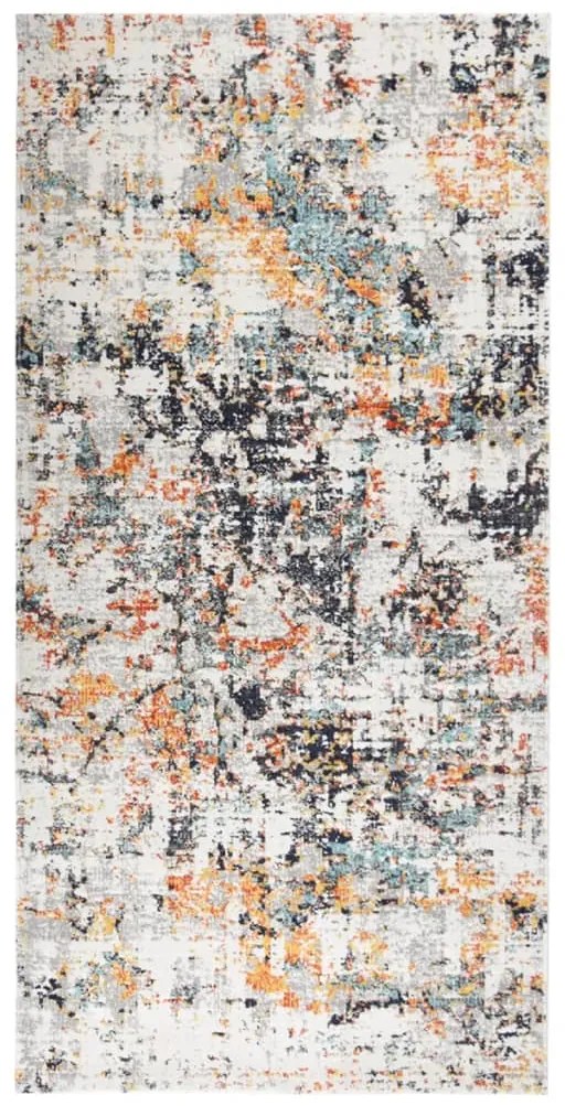317057 vidaXL Tapete de exterior tecelagem lisa 100x200 cm multicor