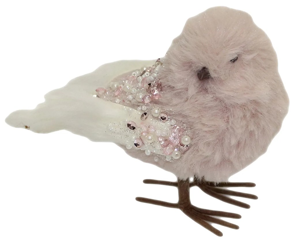 Pássaro Rosa 14CM