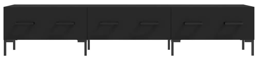 Móvel de TV 80x36x50 cm derivados de madeira preto