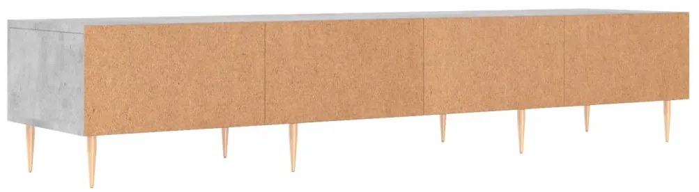 Móvel de TV 150x36x30 cm derivados de madeira cinzento cimento