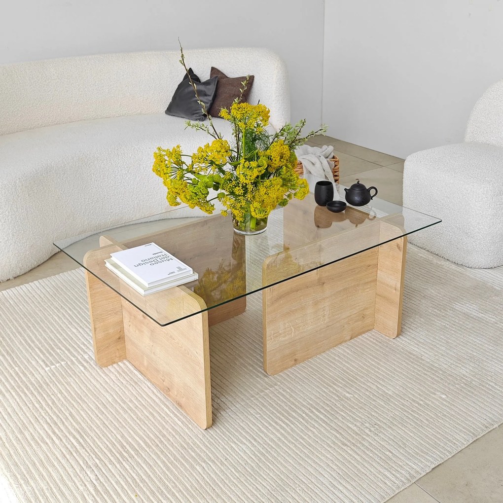 Mesa de Café Giona – Safira – 105x40x65 cm
