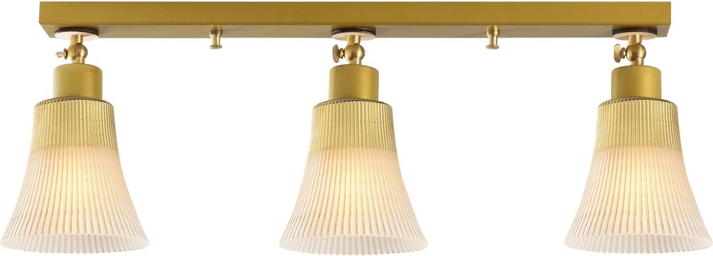 Chandelier Foca – Dourado – Diâmetro 62 cm, Altura 22 cm