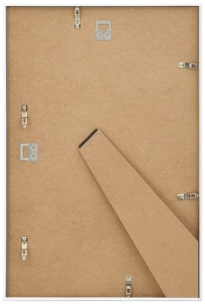 Molduras para parede ou mesa 5 pcs 70x90 cm MDF branco