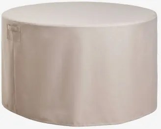 Capa Protetora Para Mesa De Jardim Redonda Otley Tapioca Bege & Ø160 Cm - Sklum