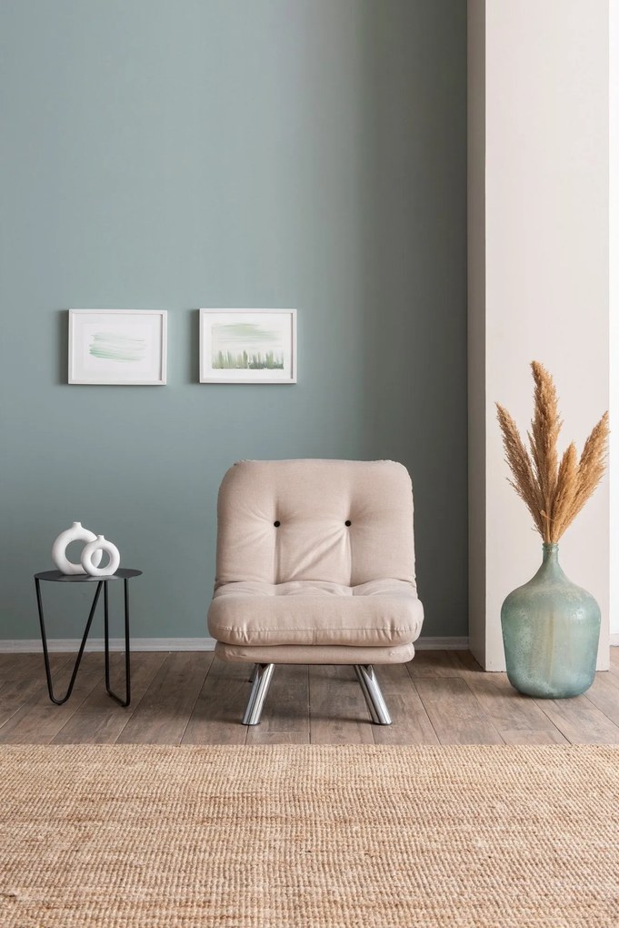 Sofá-Cama Misa – Creme – 1 Lugar